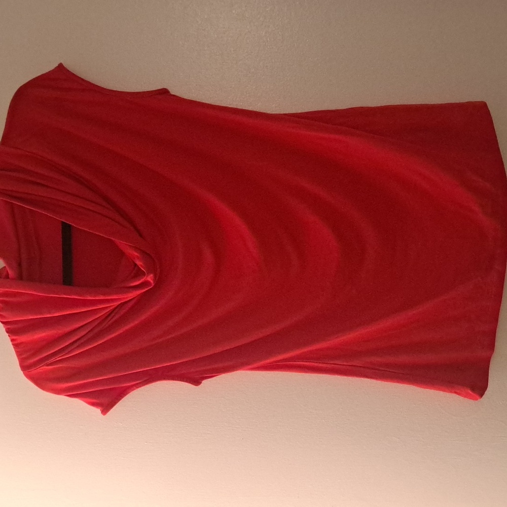 Cowl Neck Short Sleeve Top